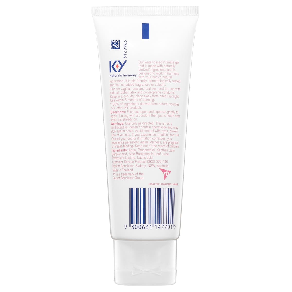 Thumbnail Durex K-Y Naturals Intimate Gel Harmony 100ml