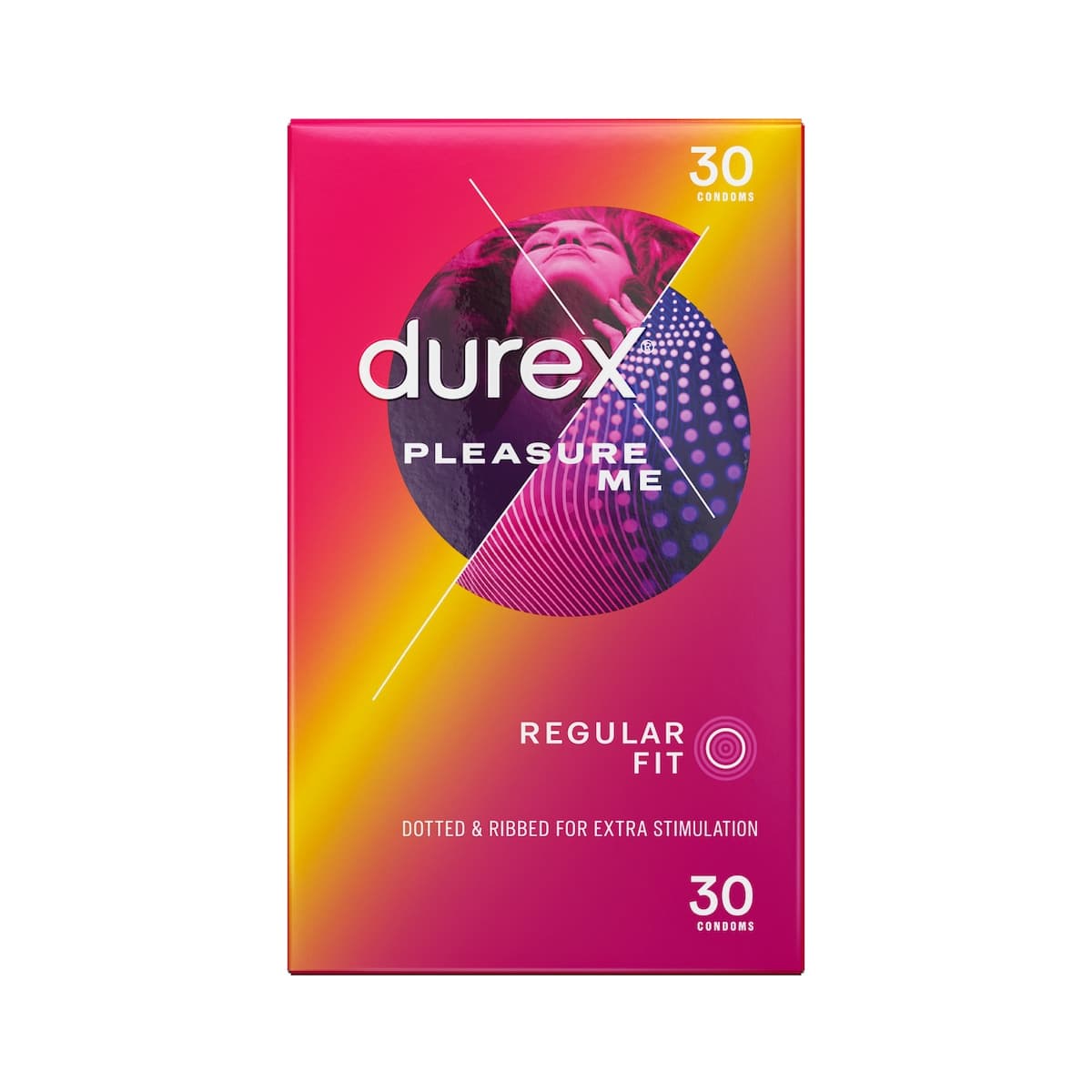 Thumbnail Durex Pleasure Me Regular Fit Condoms 30 Pack Value Pack