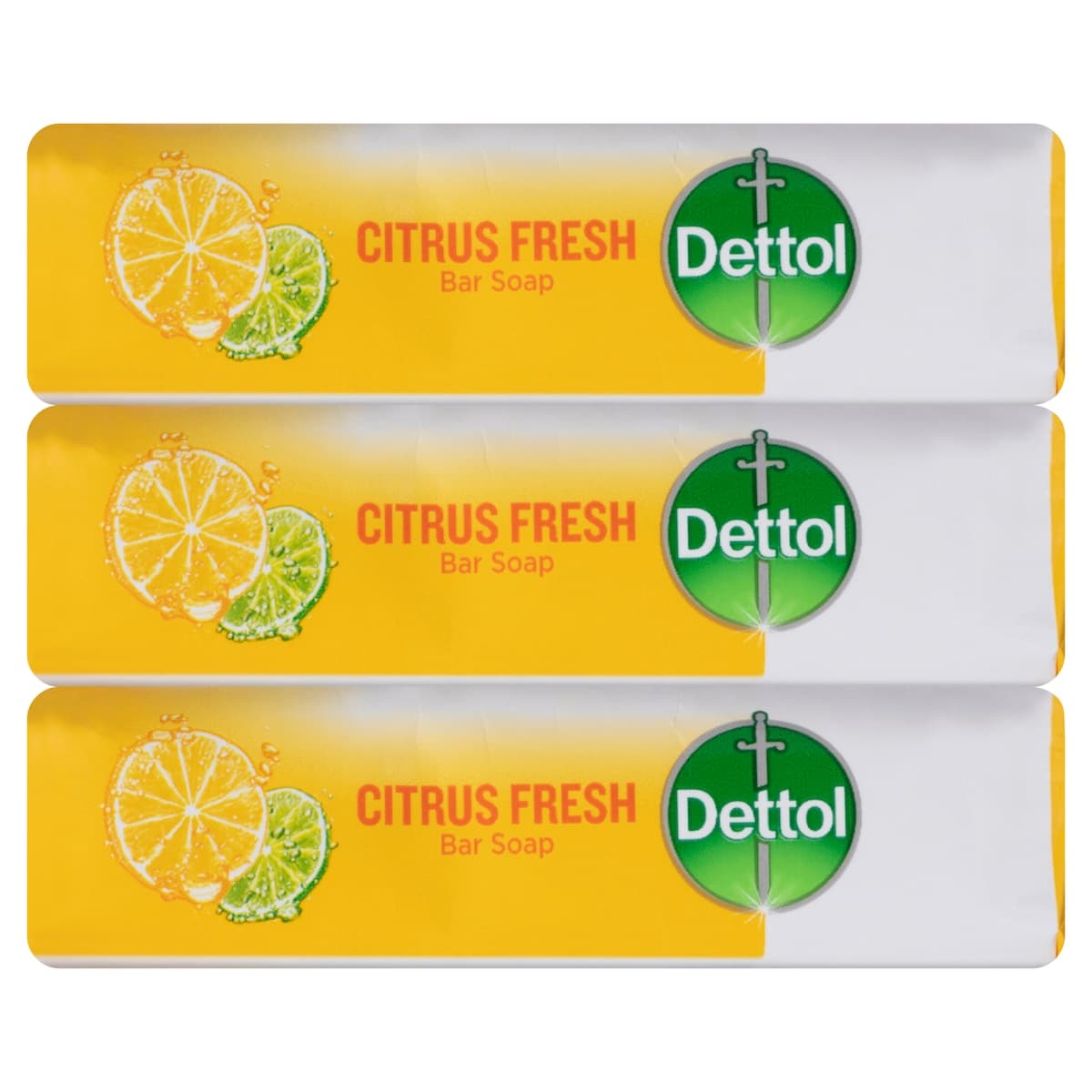 Thumbnail Dettol Citrus Fresh Bar Soap 3 x 100g