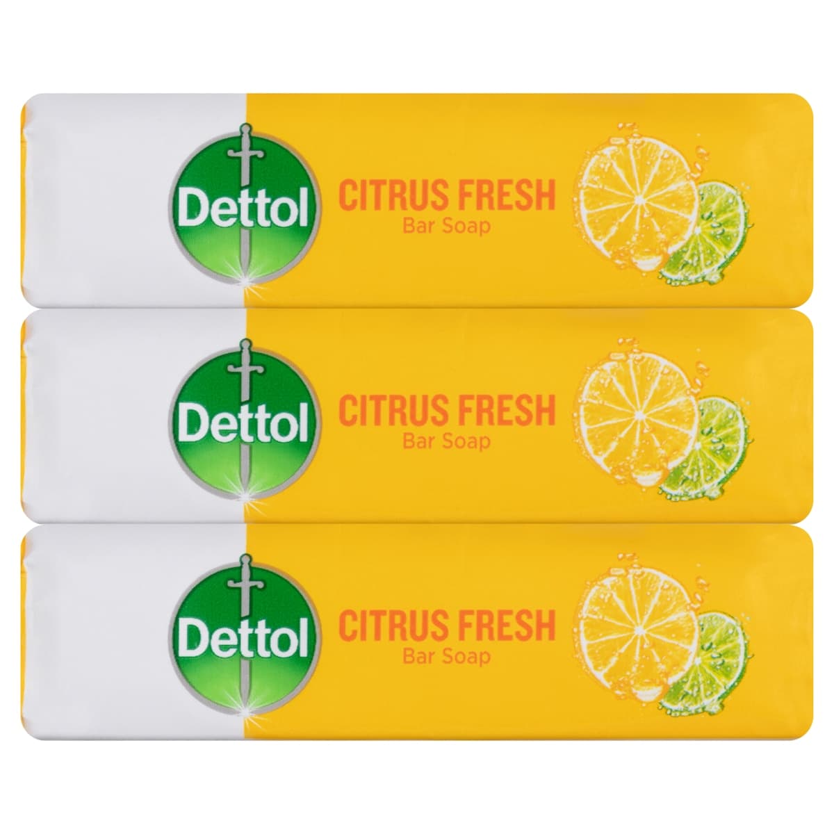 Thumbnail Dettol Citrus Fresh Bar Soap 3 x 100g