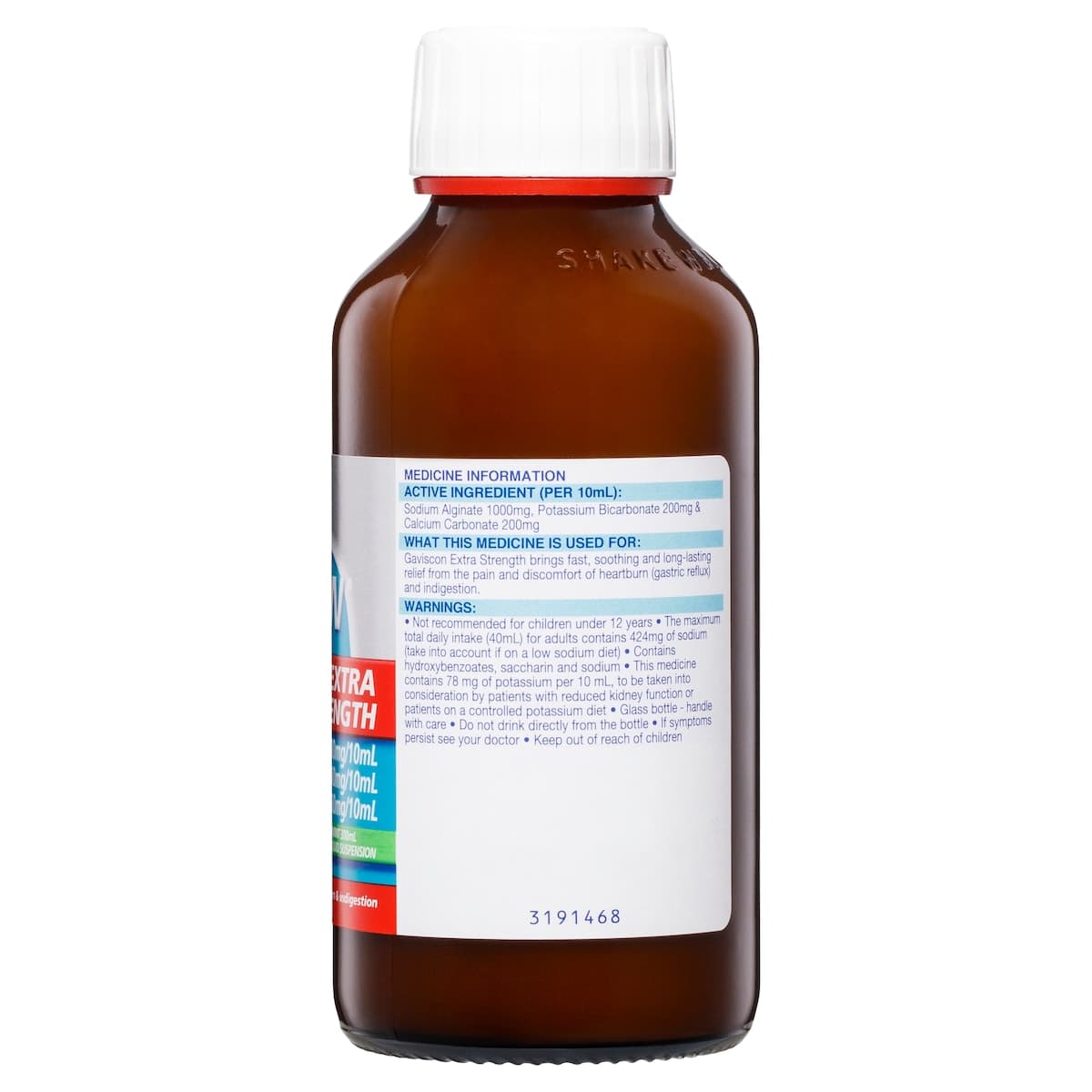 Thumbnail Gaviscon Extra Strength Heartburn & Indigestion Peppermint Liquid 300ml