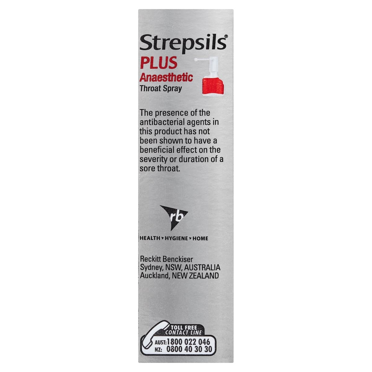 Thumbnail Strepsils Plus Anaesthetic Throat Spray Menthol Flavour 20ml