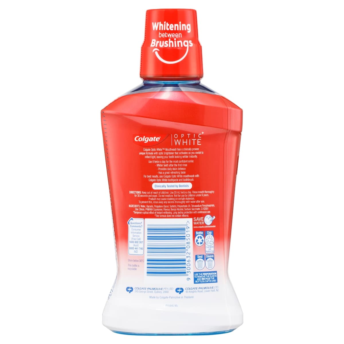Thumbnail Colgate Optic White Teeth Whitening Mouthwash 500ml