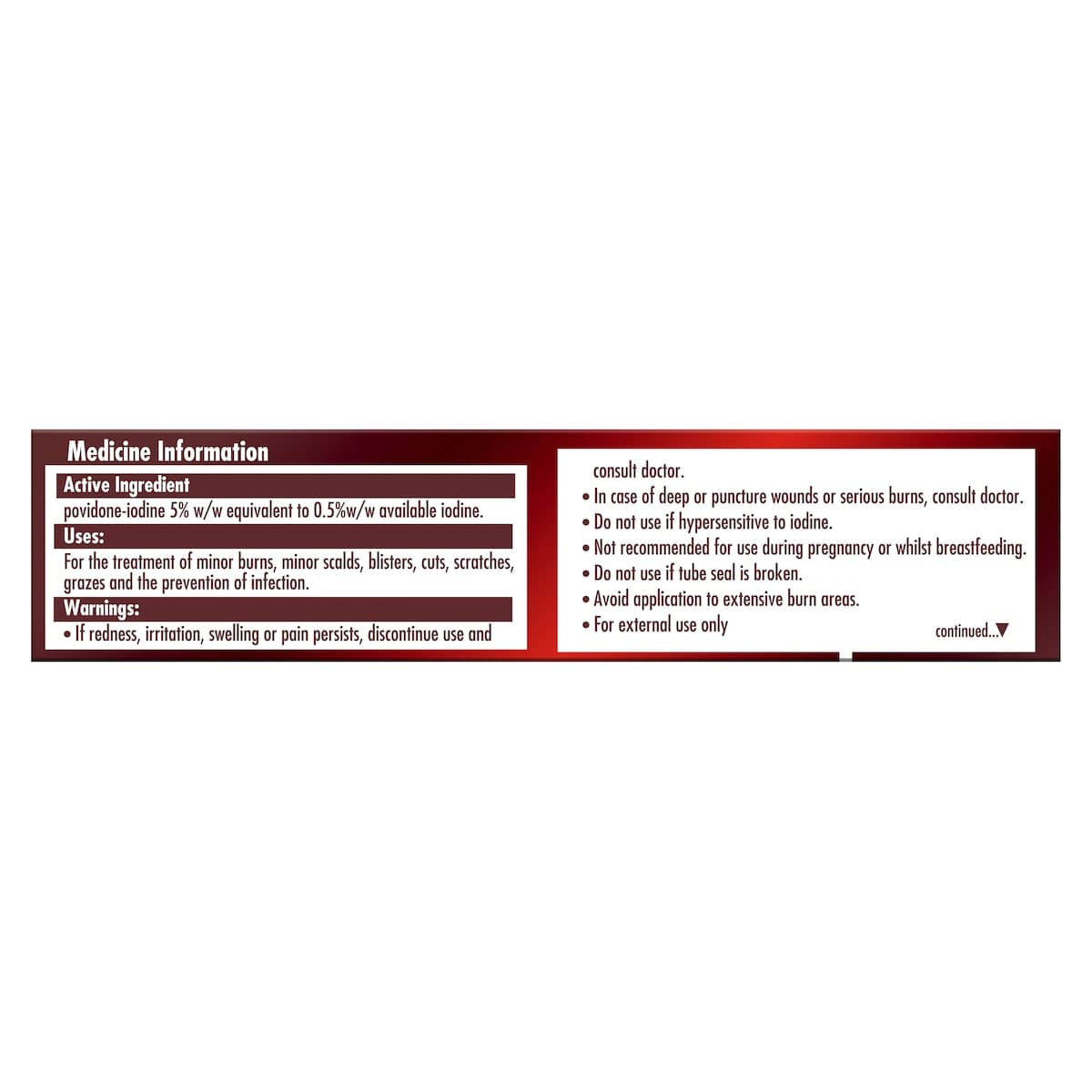 Thumbnail Betadine Antiseptic First Aid Cream 20g