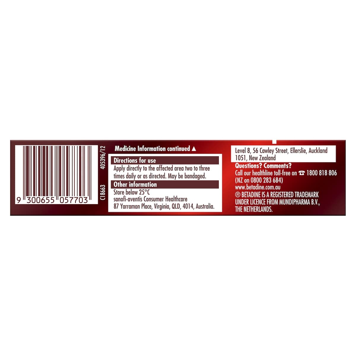 Thumbnail Betadine Antiseptic First Aid Cream 20g