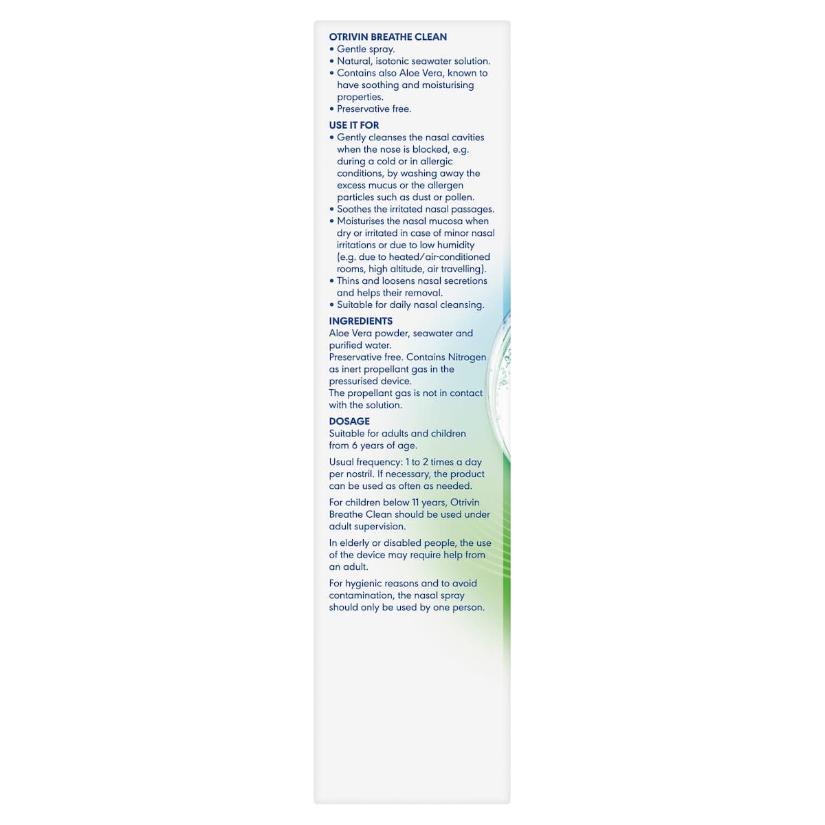 Thumbnail Otrivin Breathe Clean Daily Nasal Cleanser 50ml