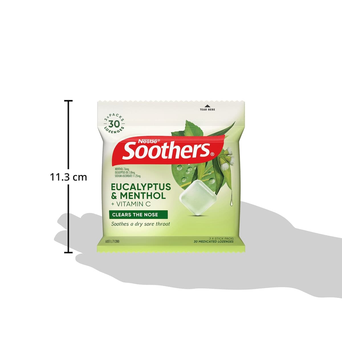 Thumbnail Nestle Soothers Throat Lozenges Eucalyptus & Menthol 30 Pack