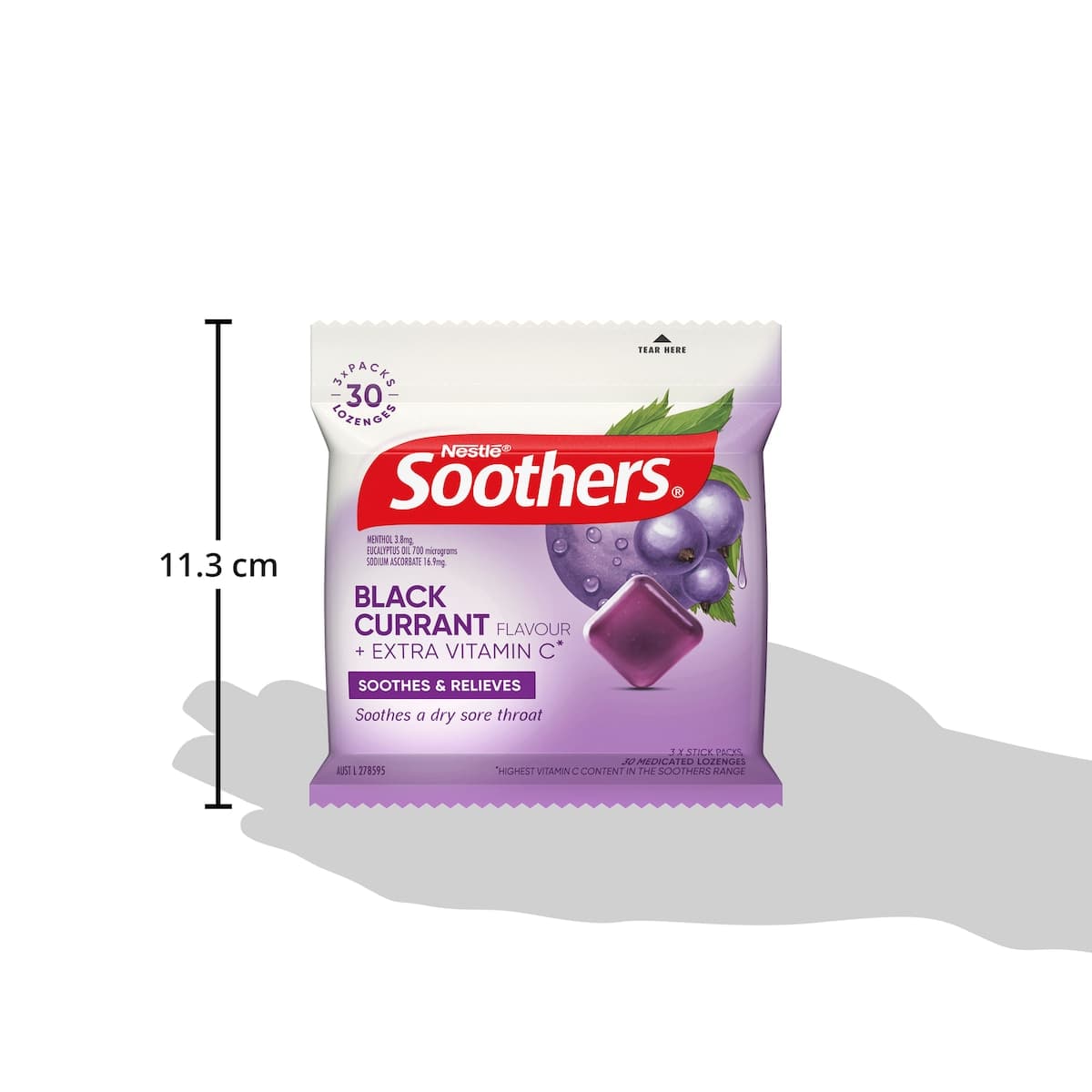 Thumbnail Nestle Soothers Blackcurrant Multipack 3 x 10 Lozenges