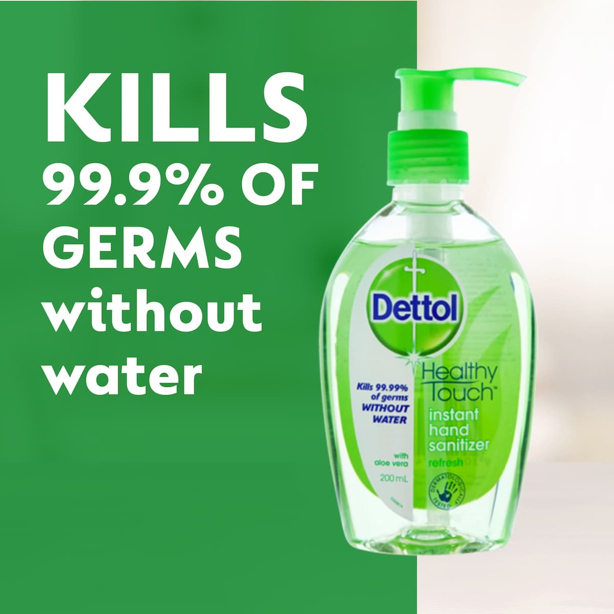 Thumbnail Dettol Instant Hand Sanitiser Refresh 200ml