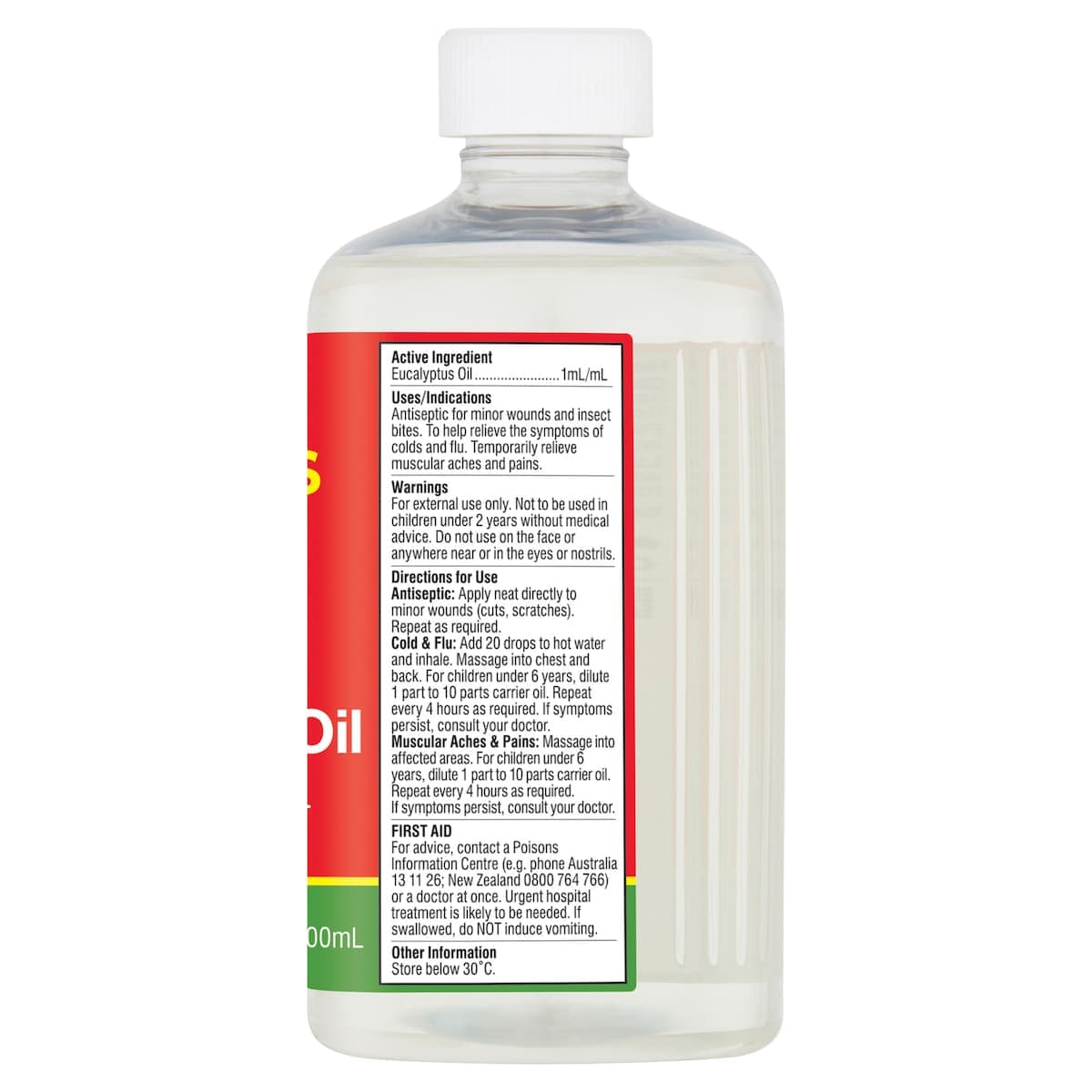 Thumbnail Bosisto's Eucalyptus Oil 500ml