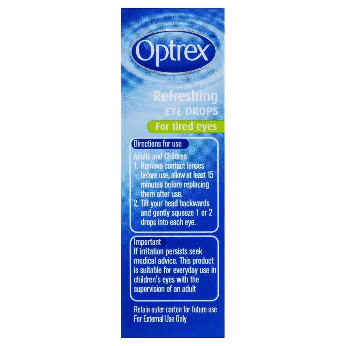 Thumbnail Optrex Refreshing Eyes Drops 10ml