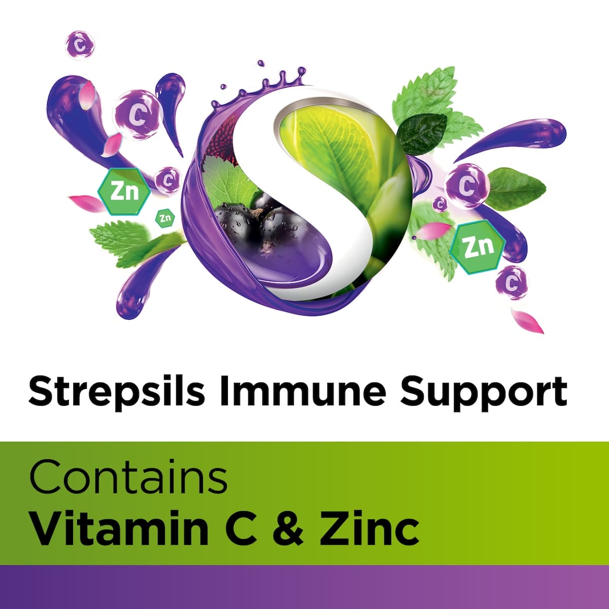 Thumbnail Strepsils Herbal Immune Support Elderberry Echinacea 16 Lozenges