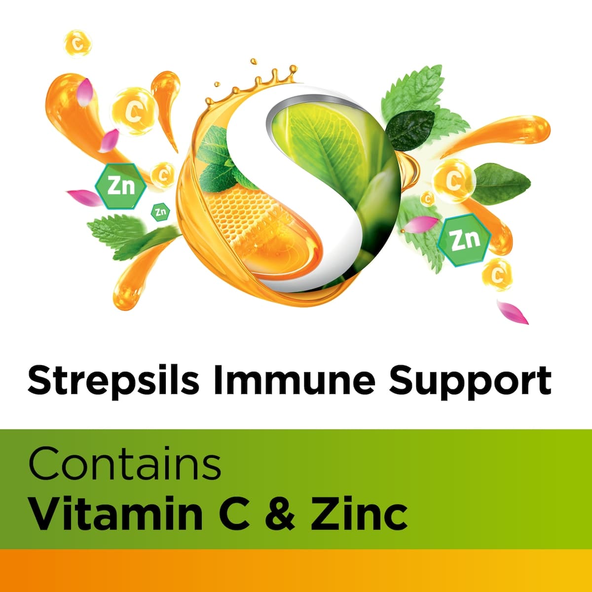 Thumbnail Strepsils Herbal Immune Support Honey Lemon Lozenges 32 Pack