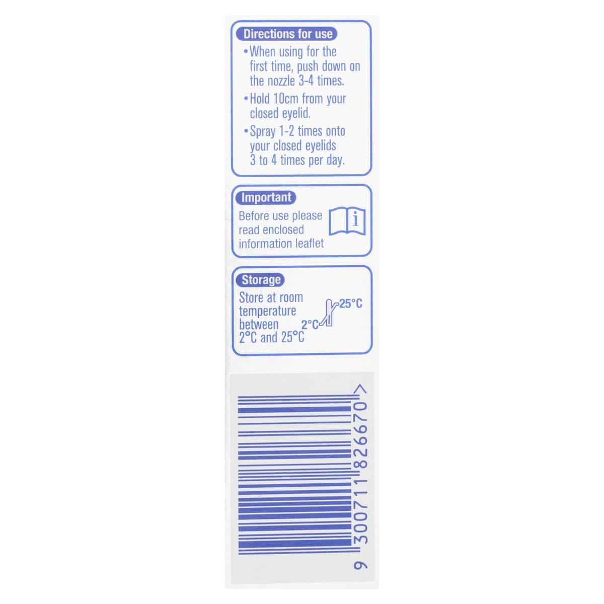Thumbnail Optrex ActiMist 2in1 Eye Spray for Dry & Irritated Eyes 10ml