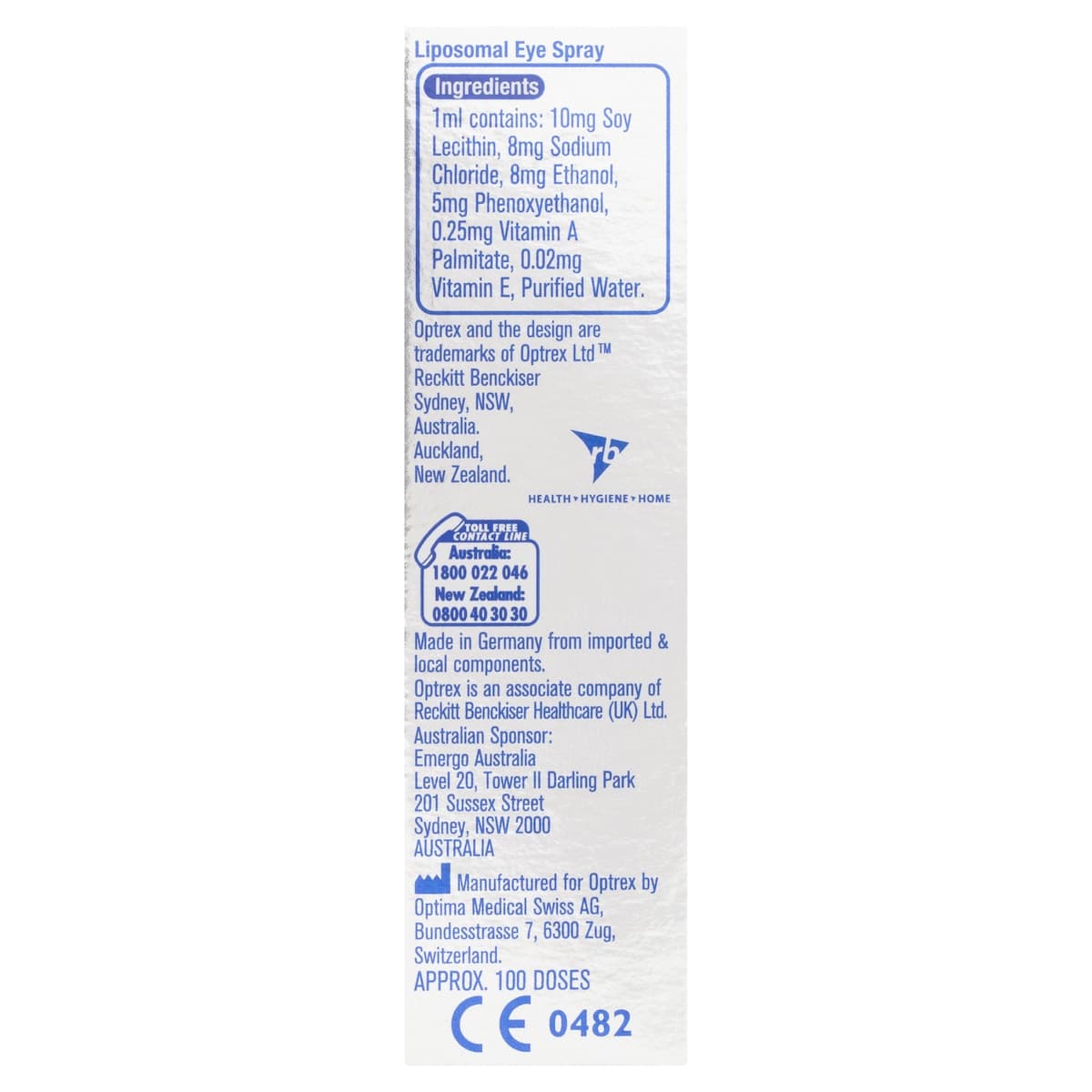 Thumbnail Optrex ActiMist 2in1 Eye Spray for Dry & Irritated Eyes 10ml