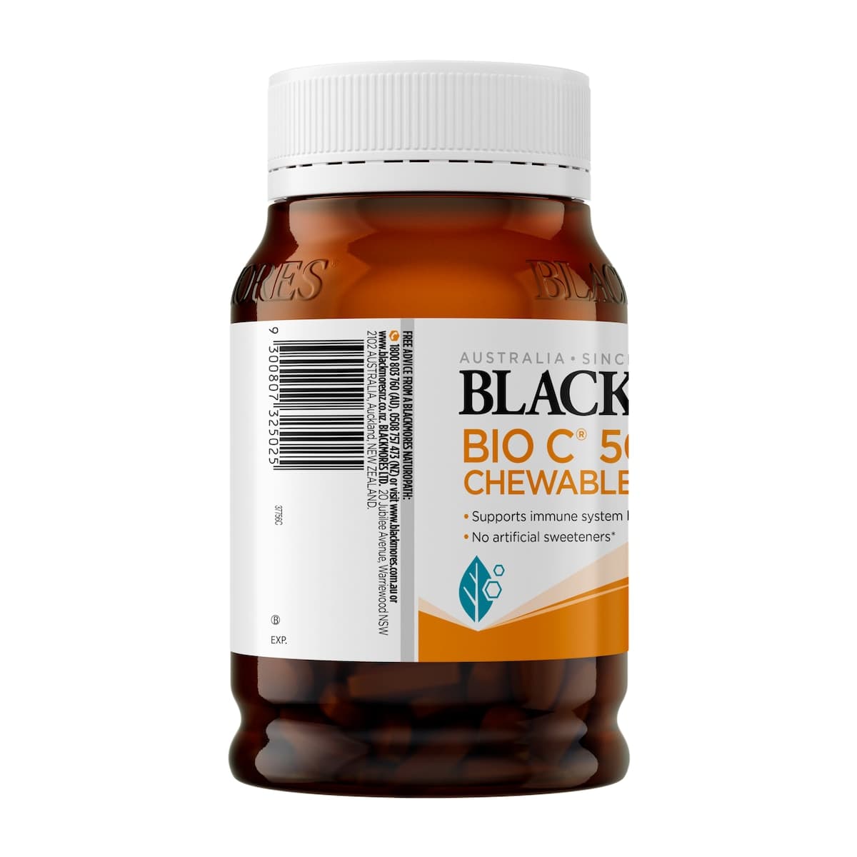 Thumbnail Blackmores Bio C Chewable 500mg 200 Tablets