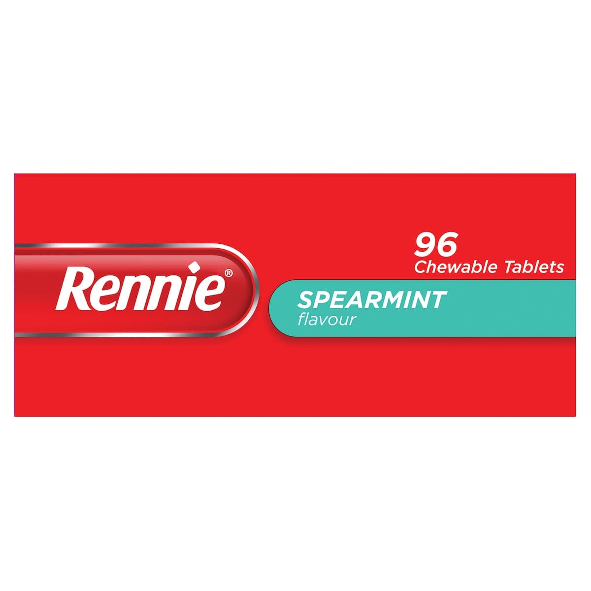 Thumbnail Rennie Indigestion & Heartburn Relief Spearmint 96 Chewable Tablets