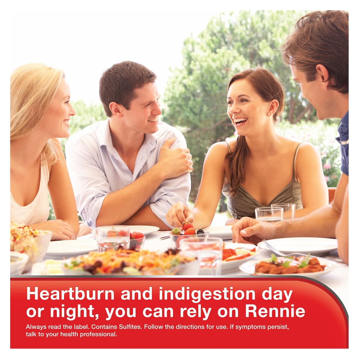 Thumbnail Rennie Indigestion & Heartburn Relief Spearmint 96 Chewable Tablets