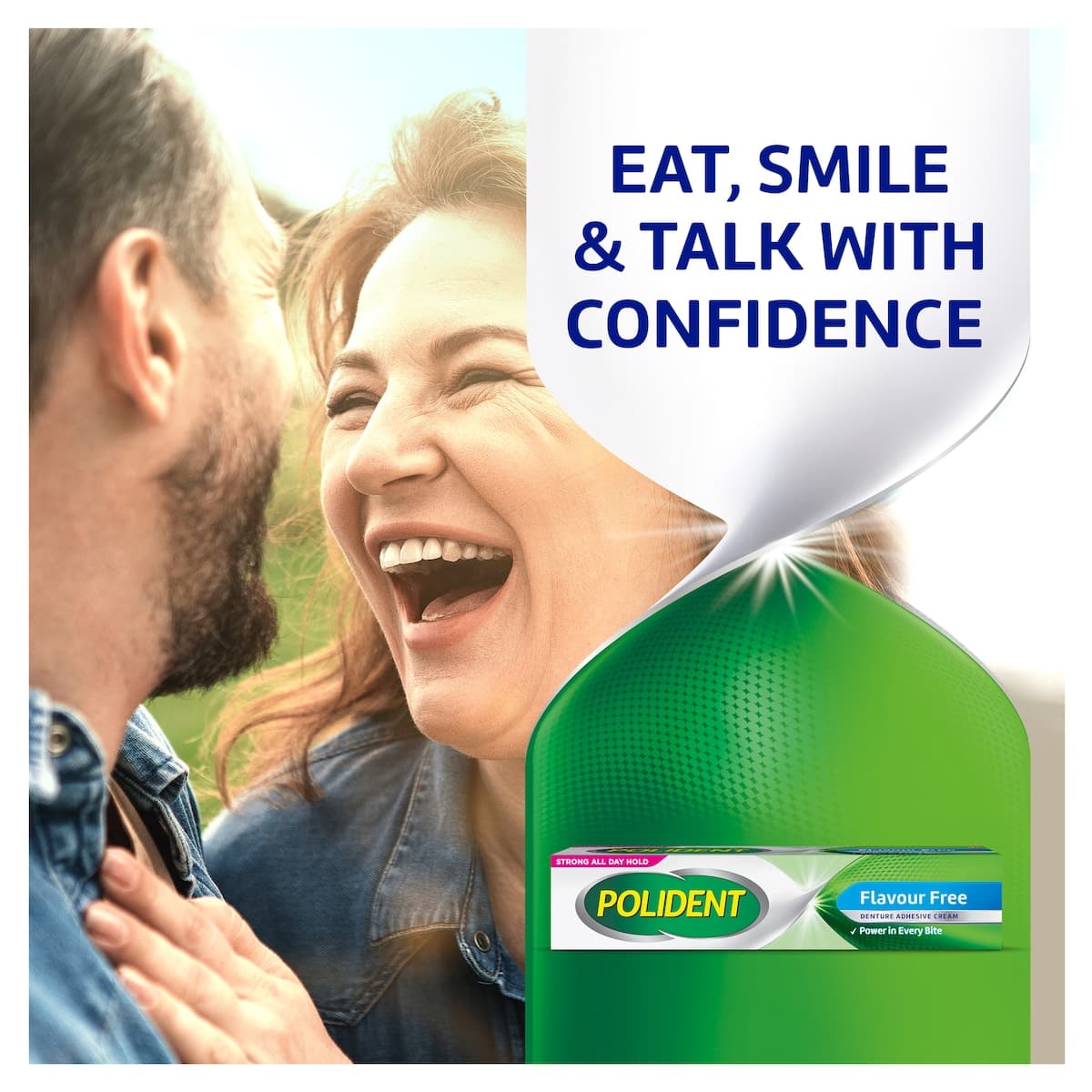 Thumbnail Polident Denture Adhesive Cream Flavour Free 60g