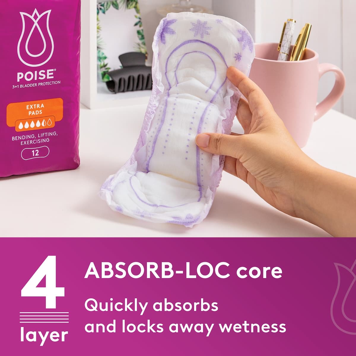 Thumbnail Poise Super Pads For Bladder Leaks 28 Pack