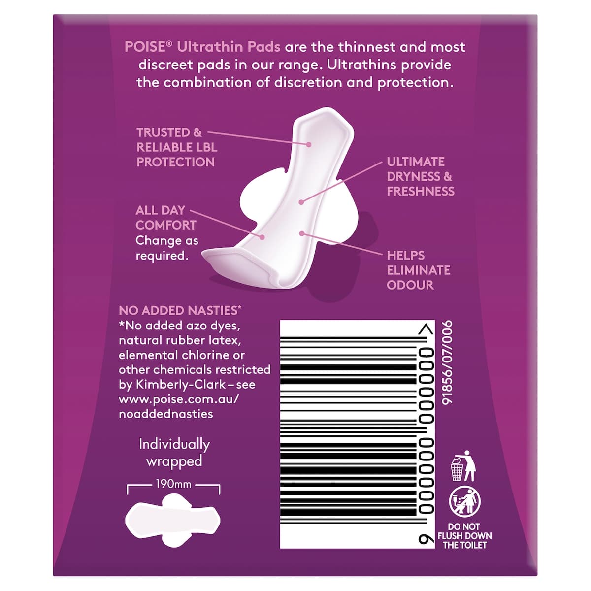 Thumbnail Poise Pads Ultrathins Regular with Wings 14 Pack