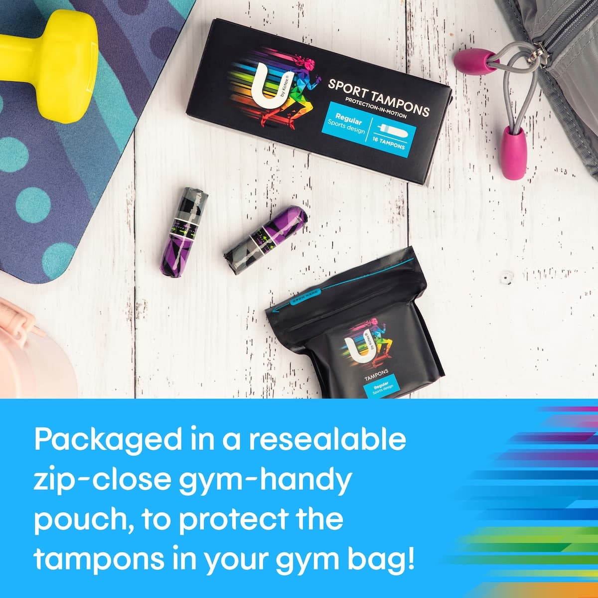 Thumbnail U by Kotex Sport Tampons Regular 16 Pack