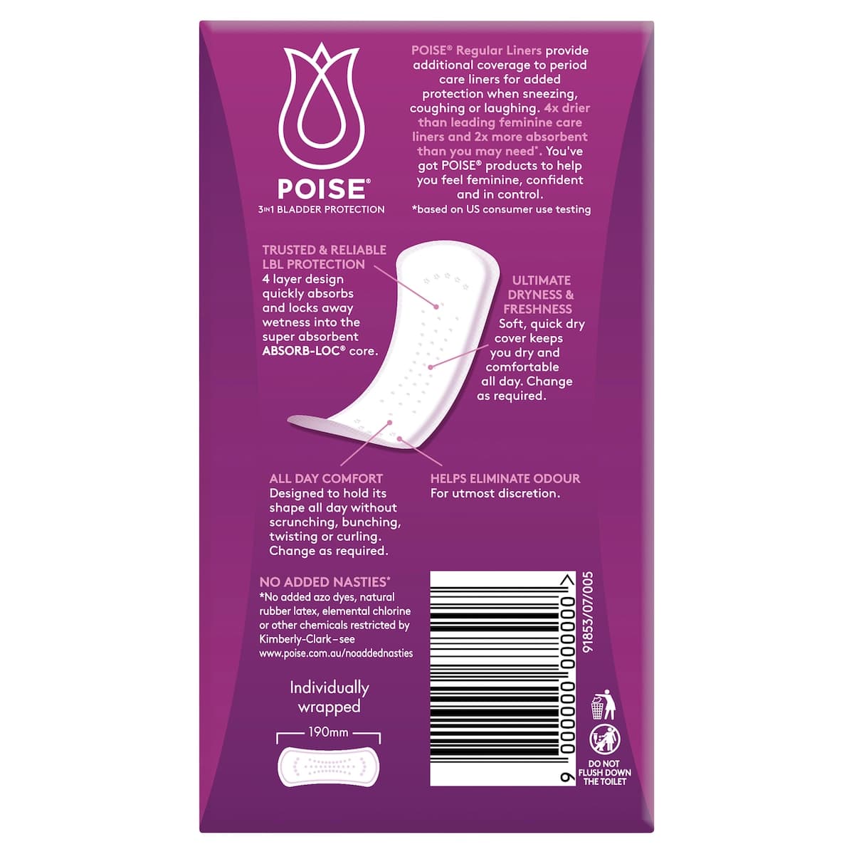 Thumbnail Poise Liners Regular 26 Pack
