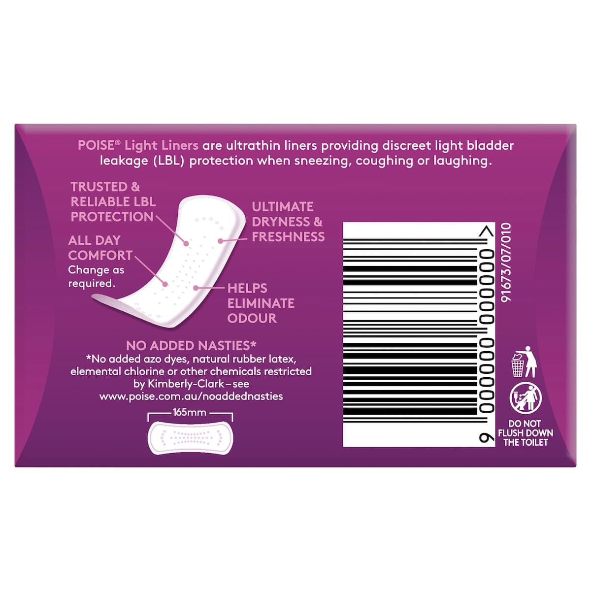 Thumbnail Poise Liners Light 18 Pack