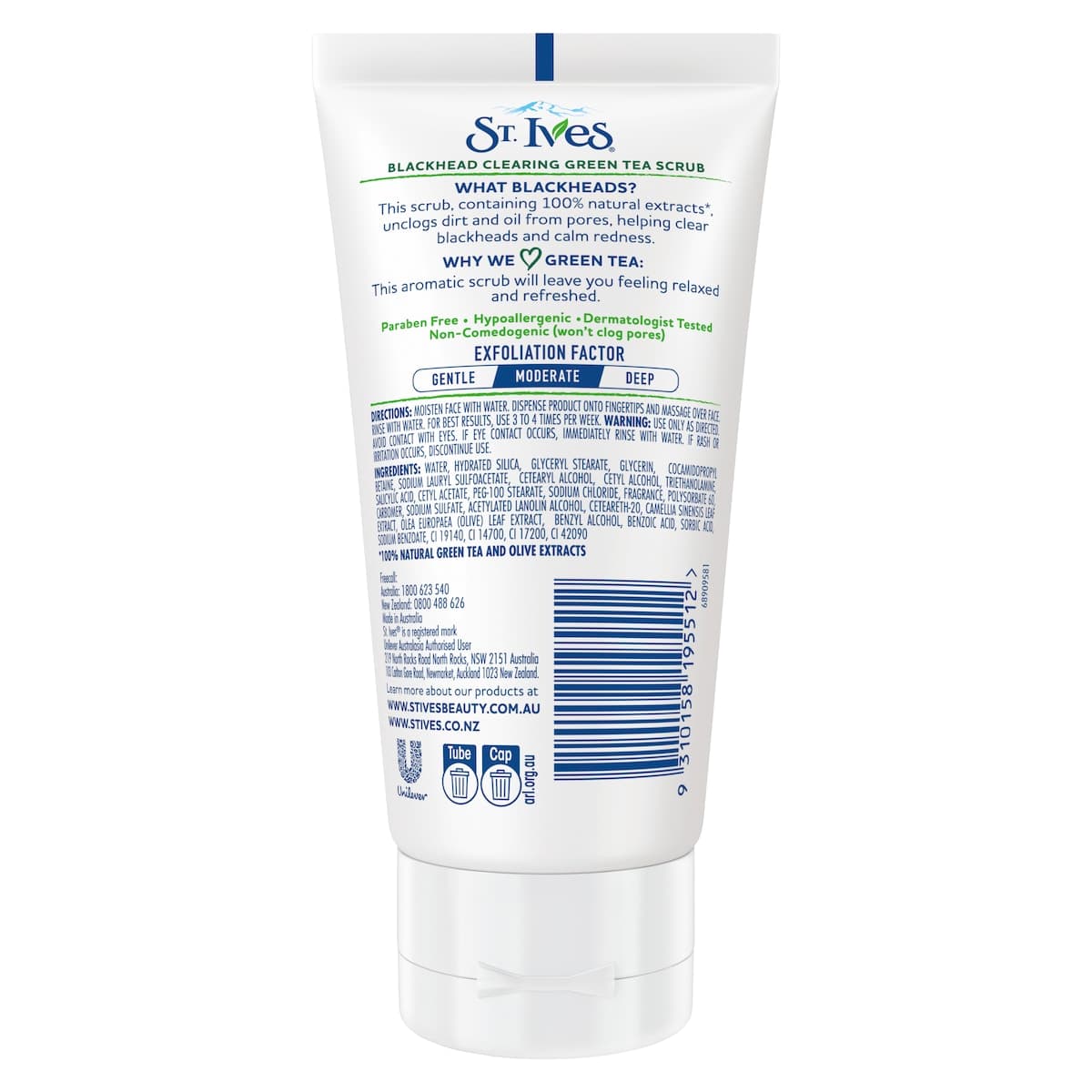 Thumbnail St Ives Blackhead Clearing Green Tea Face Scrub 150ml