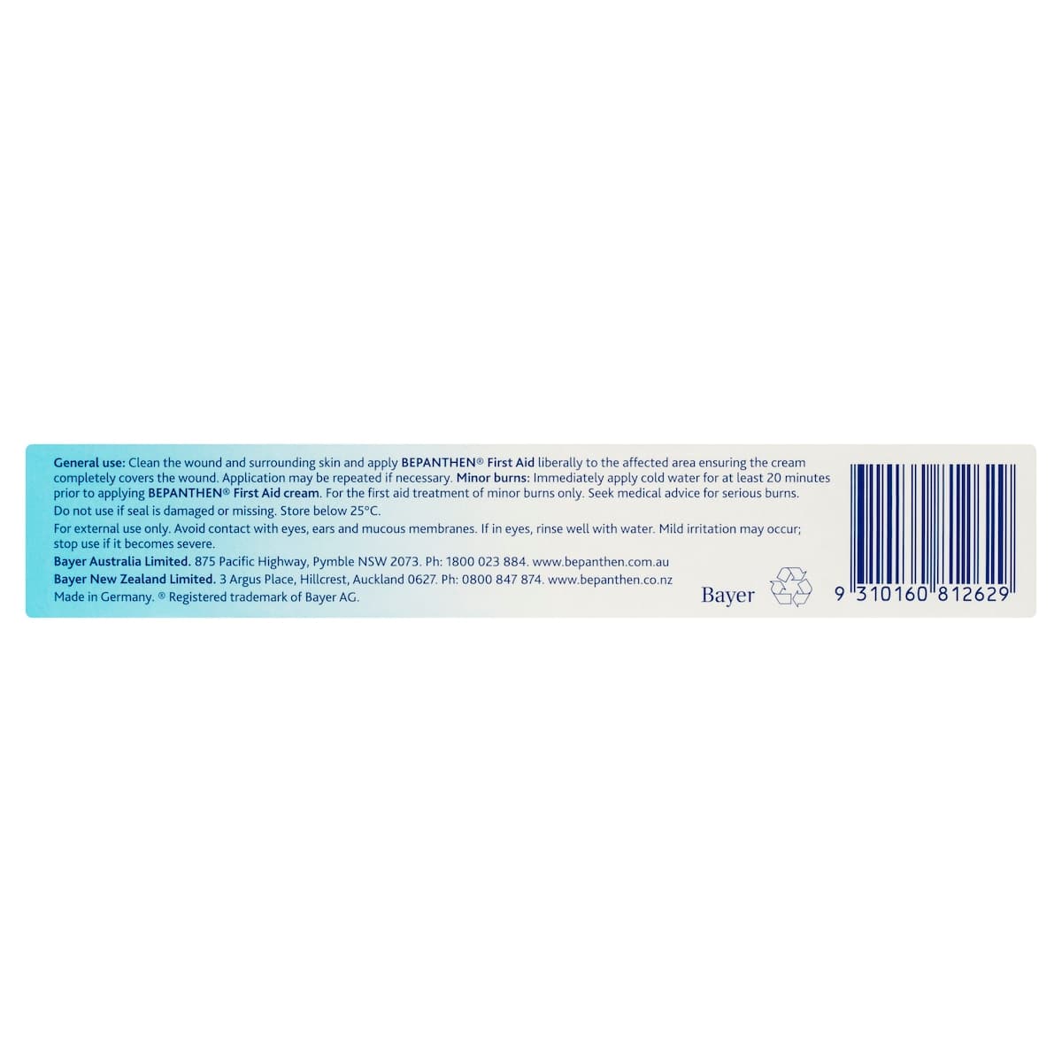 Thumbnail Bepanthen First Aid Antiseptic Cream 30g