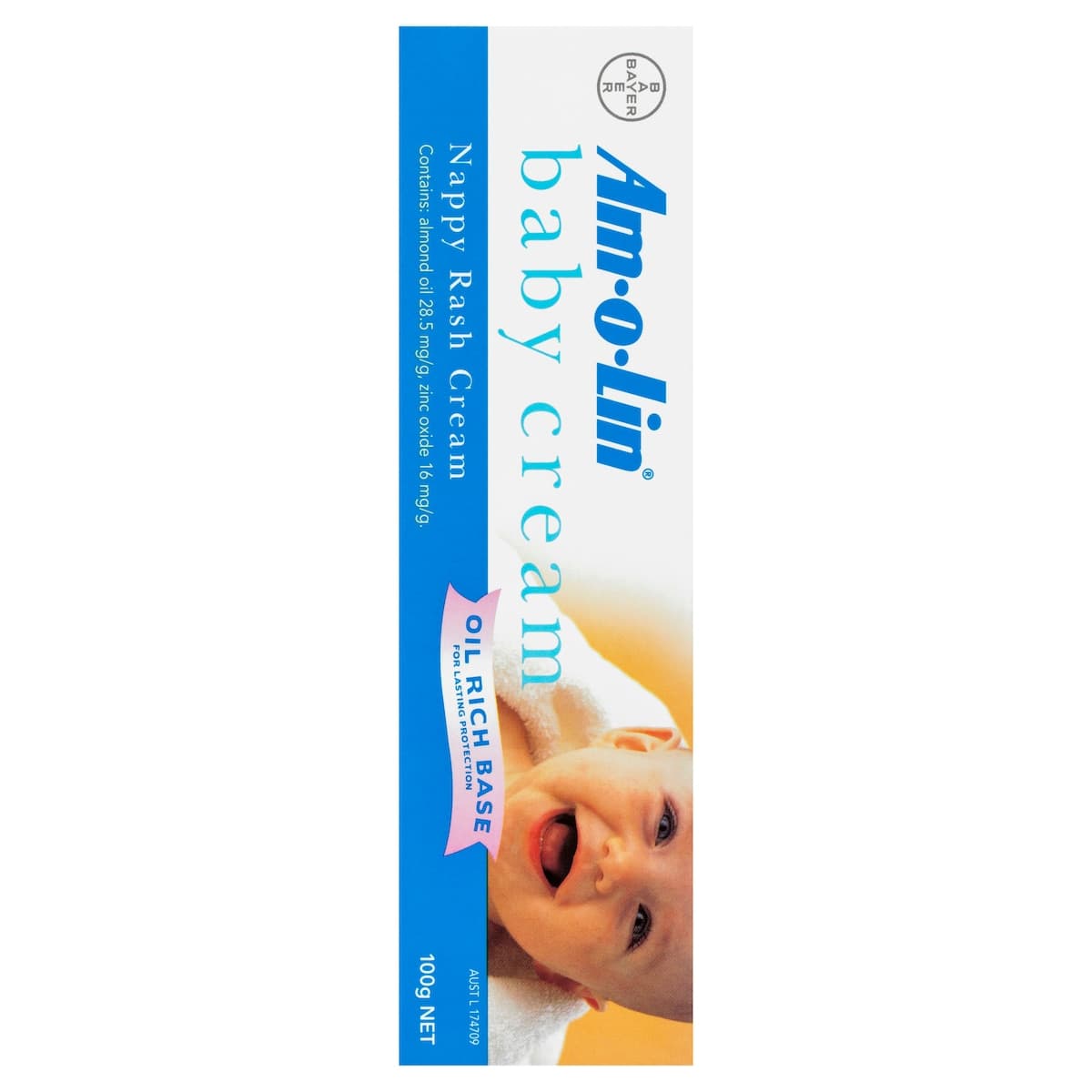 Thumbnail Amolin Baby Nappy Rash Cream 100g
