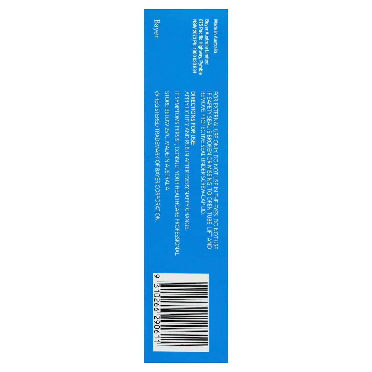 Thumbnail Amolin Baby Nappy Rash Cream 100g