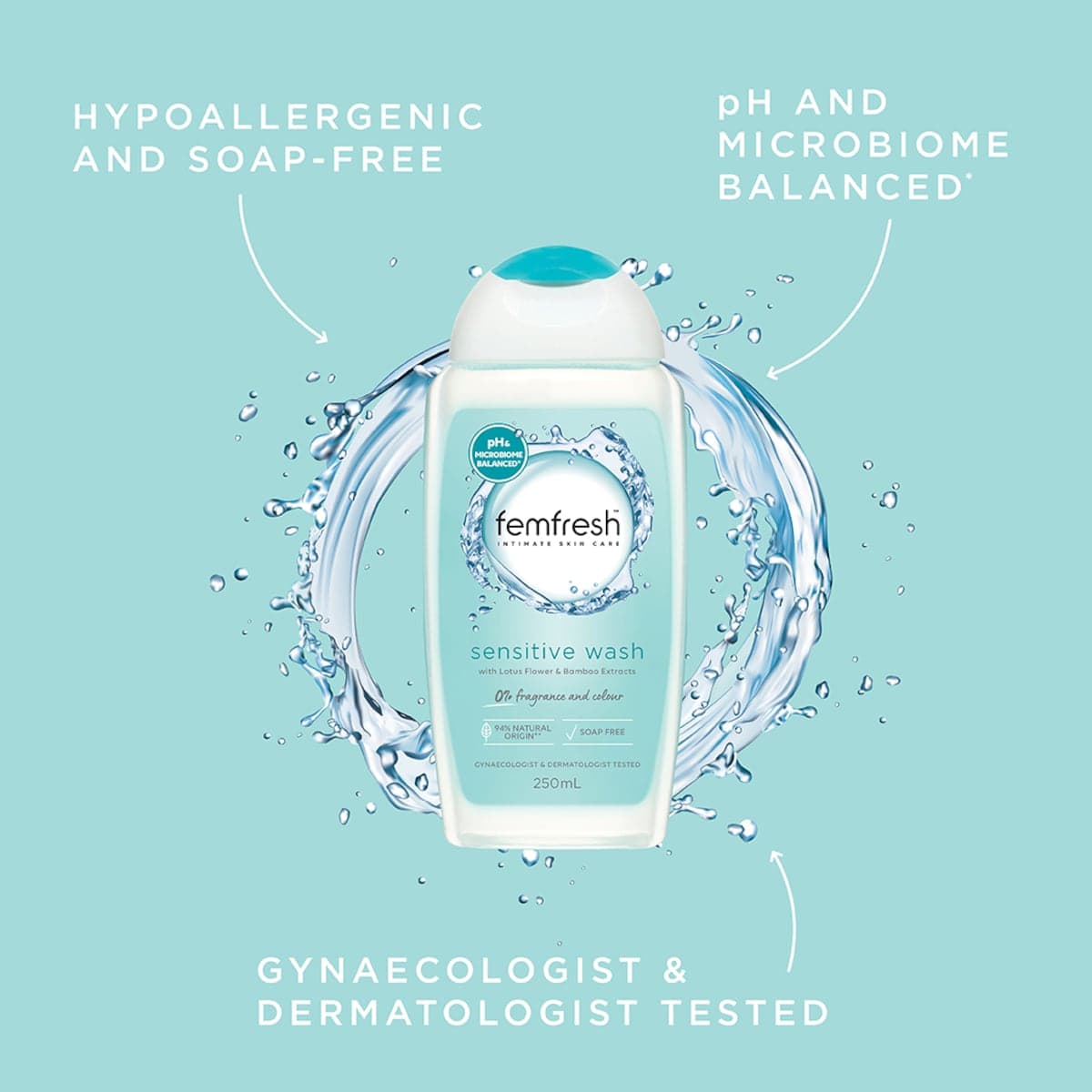 Thumbnail Femfresh Intimate Wash Sensitive 250ml