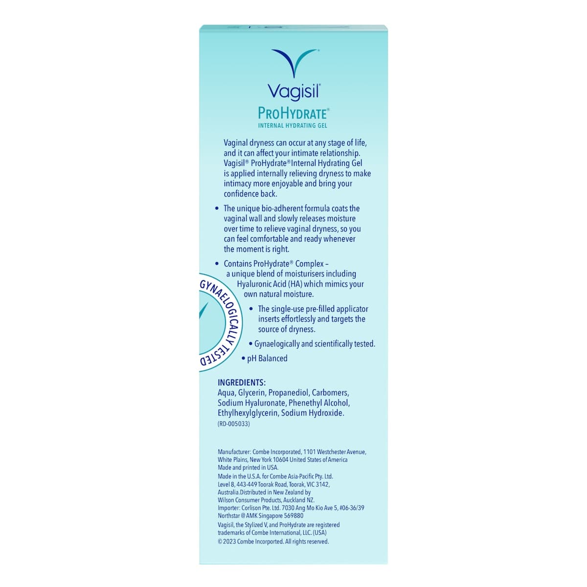 Thumbnail Vagisil ProHydrate Internal Hydrating Gel 6 x 5g