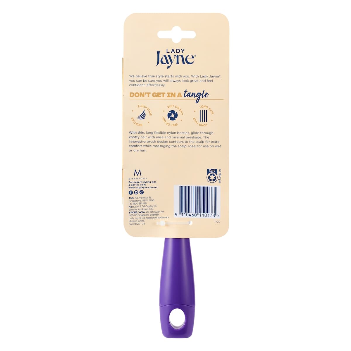 Thumbnail Lady Jayne Flexi-Glide Detangling Brush