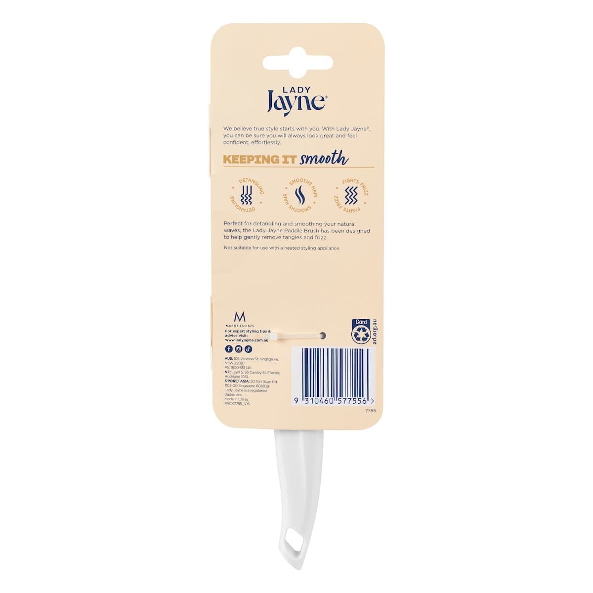 Thumbnail Lady Jayne Nylon Tip Pad Brush 1 Pack
