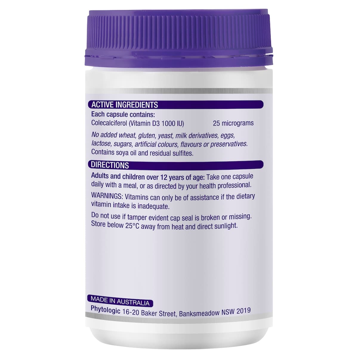 Thumbnail Henry Blooms Vitamin D3 1000IU 400 Capsules