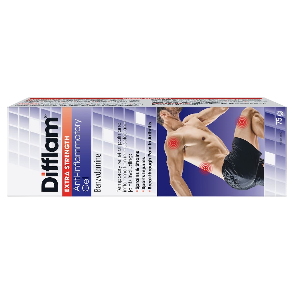Thumbnail Difflam Extra Strength Anti-Inflammatory Gel 75g