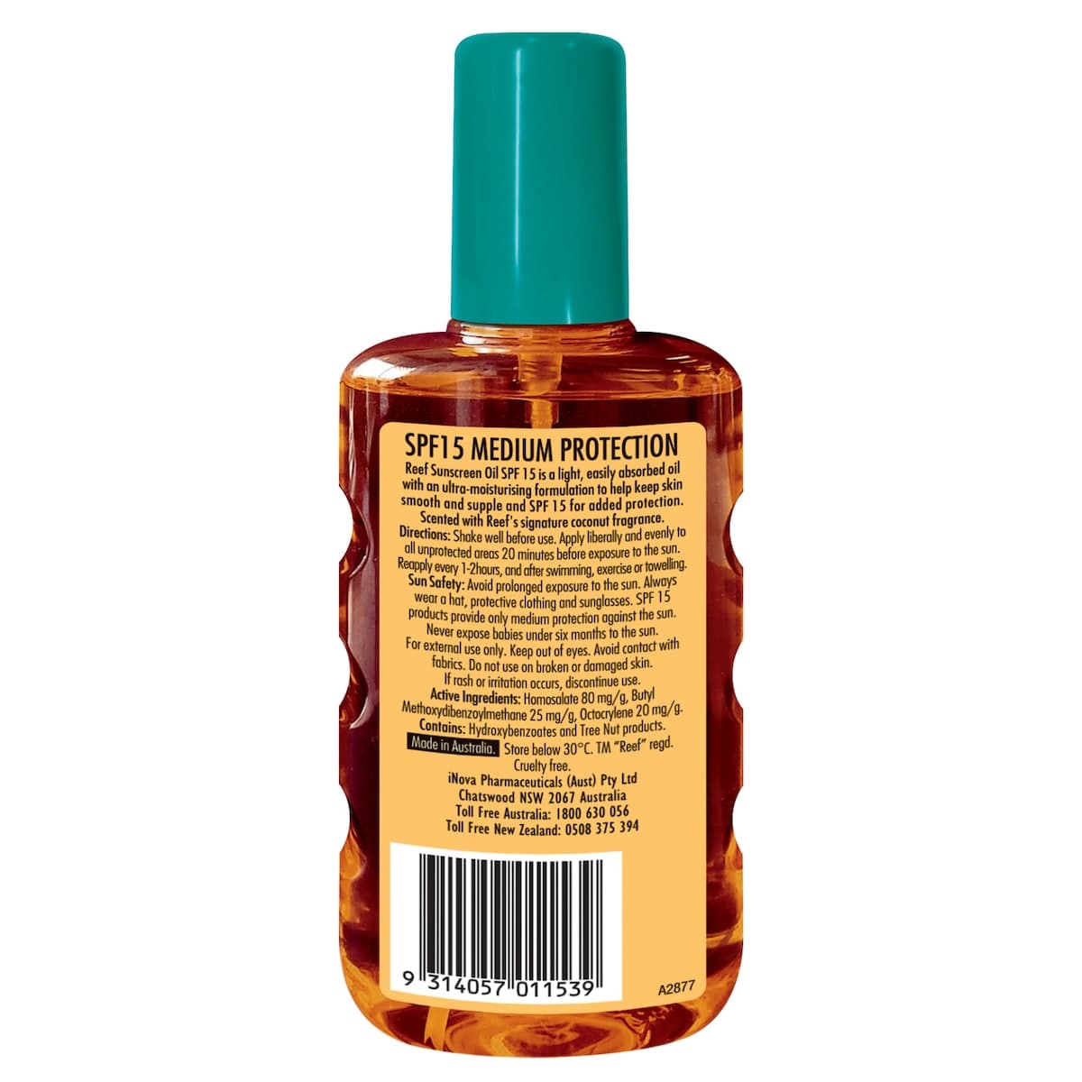 Thumbnail Reef Coconut Sunscreen Oil Spray SPF15 220ml