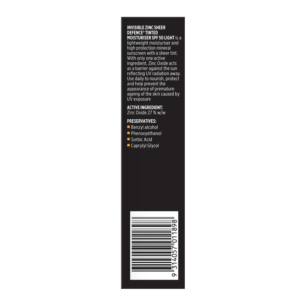 Thumbnail Invisible Zinc Sheer Defence Tinted Moisturiser SPF50 Light 50g