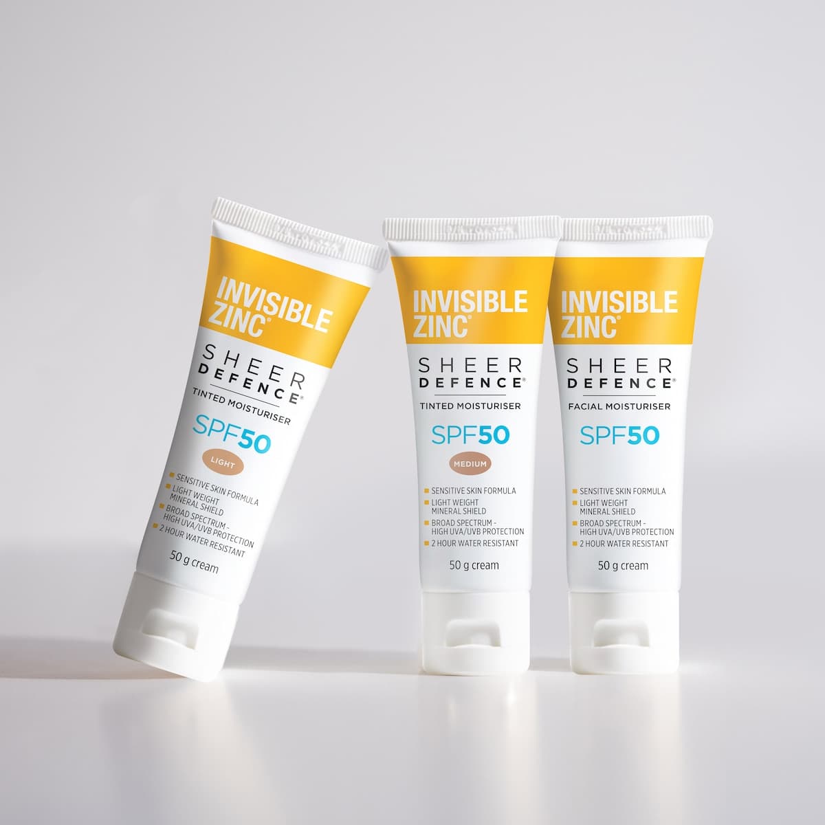 Thumbnail Invisible Zinc Sheer Defence Tinted Moisturiser SPF50 Light 50g
