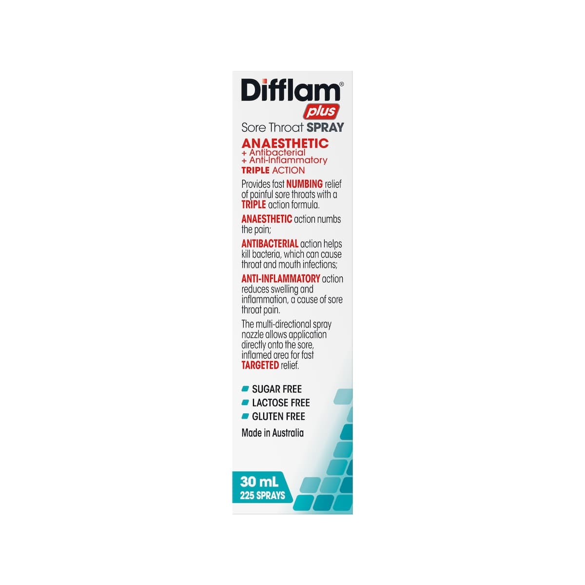 Thumbnail Difflam Plus Anaesthetic Sore Throat Spray Watermelon Triple Action 30ml