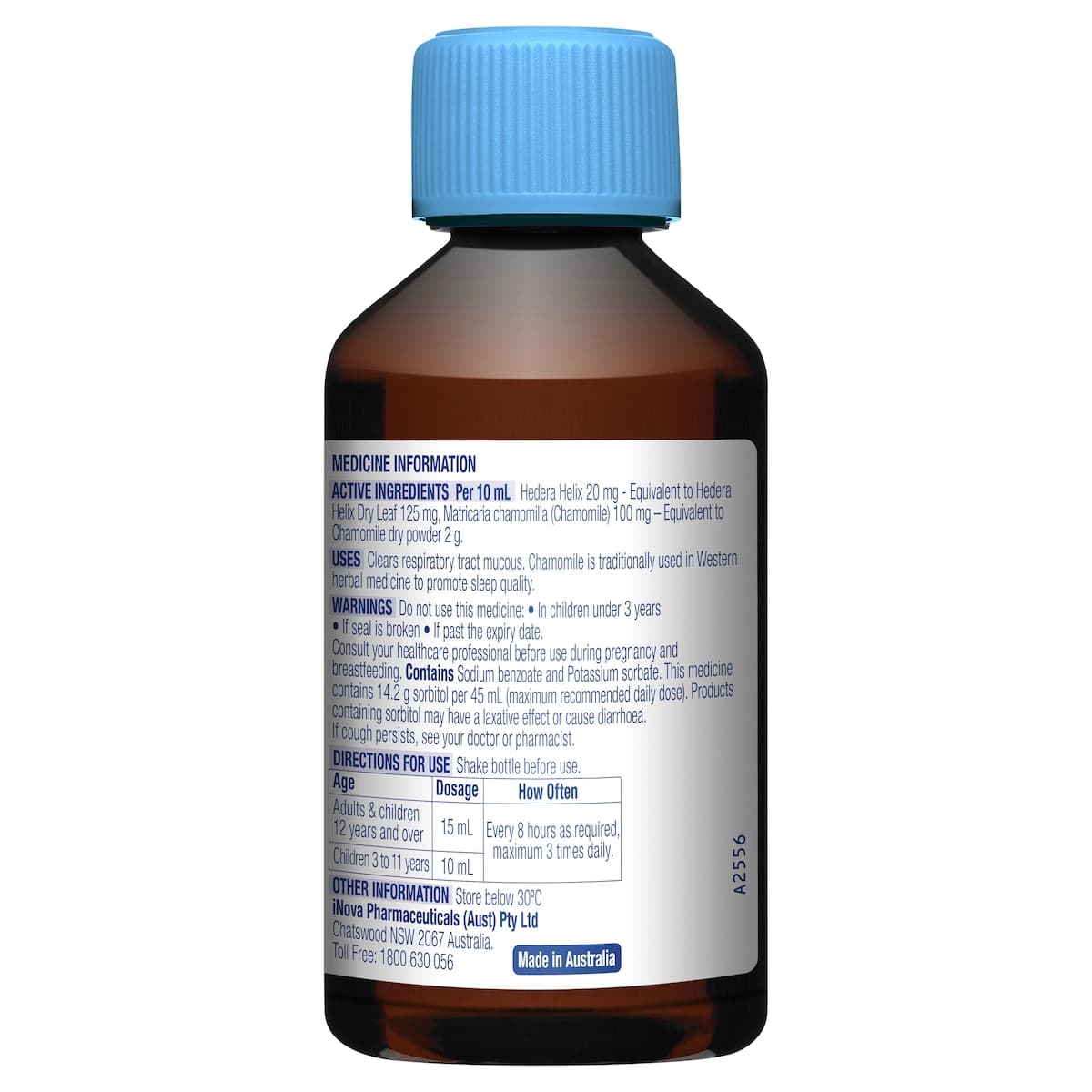 Thumbnail Durotuss Childrens Cough Liquid Night-Time Strawberry 200ml