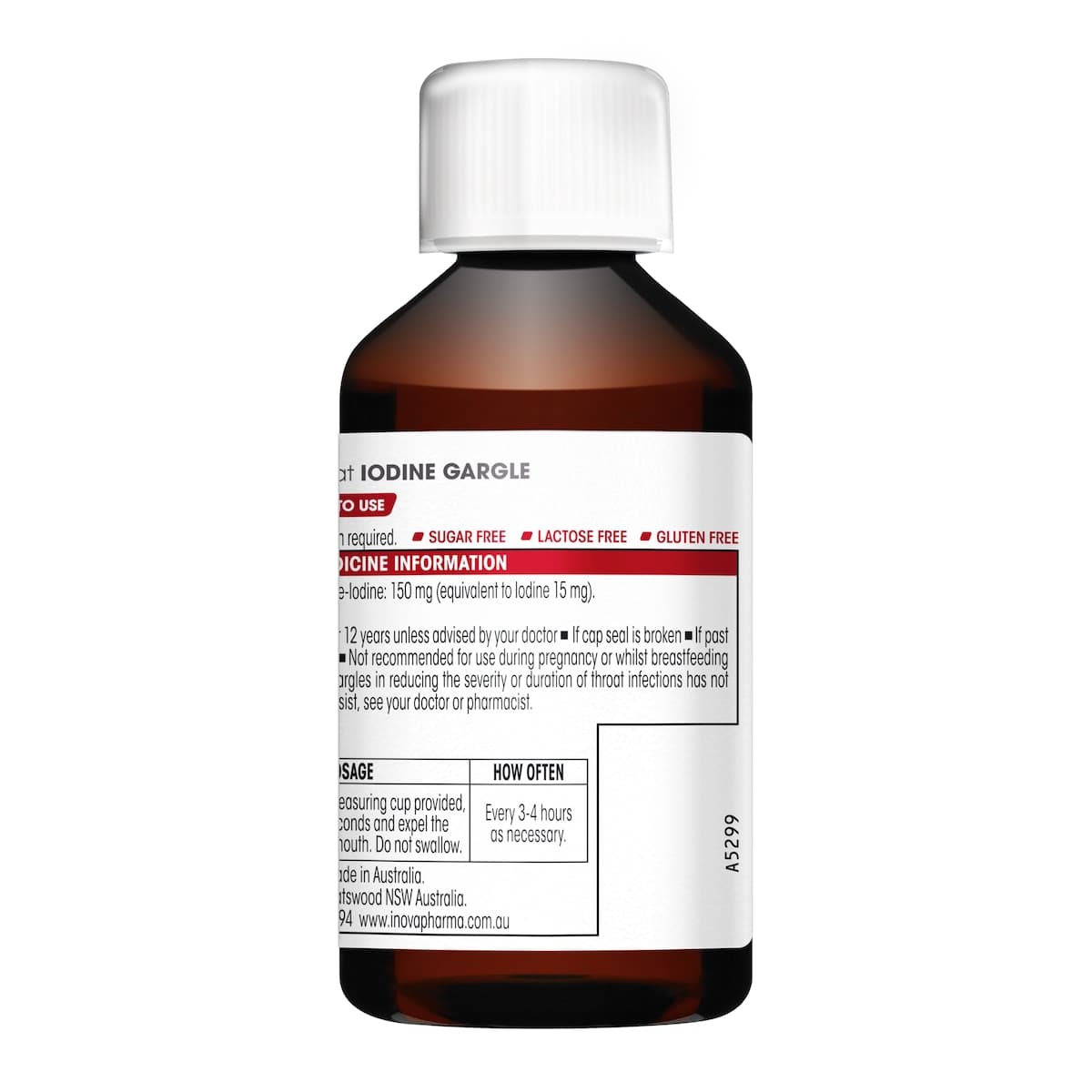 Thumbnail Difflam Ready to Use Sore Throat Gargle with Iodine Fresh Mint 200ml