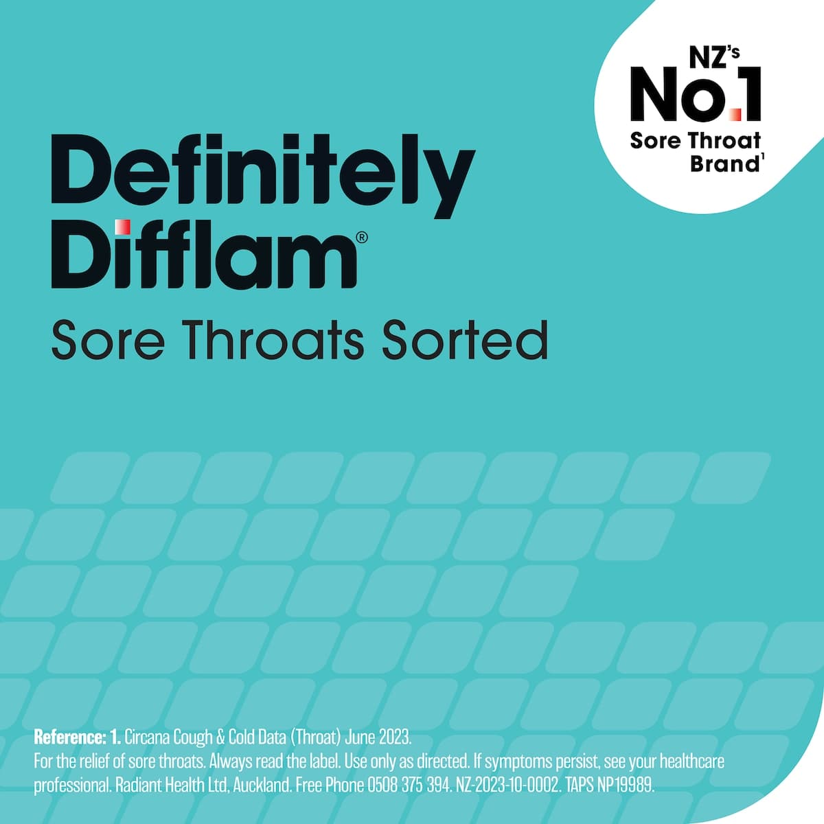 Thumbnail Difflam Ready to Use Sore Throat Gargle with Iodine Fresh Mint 200ml