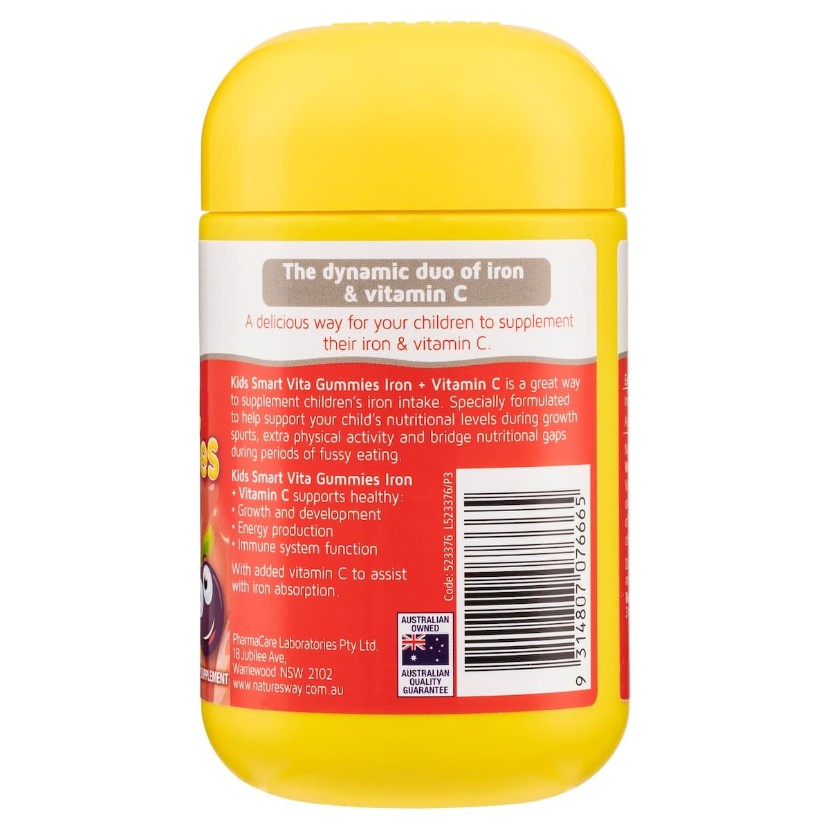 Thumbnail Nature's Way Kids Smart Vita Gummies Iron + Vitamin C 60 Pack
