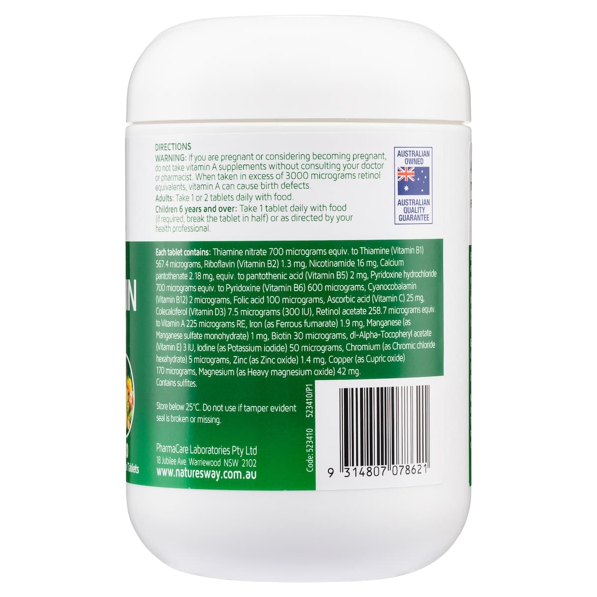 Thumbnail Nature's Way Complete Daily Multivitamin 200 Tablets