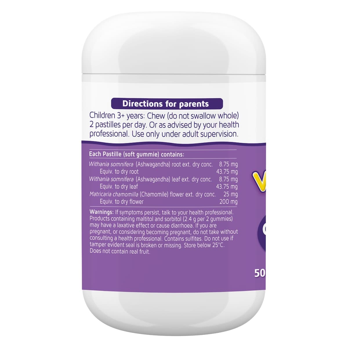 Thumbnail Nature's Way Kids Smart Vita Gummies Calm & Sleep 50 Pack