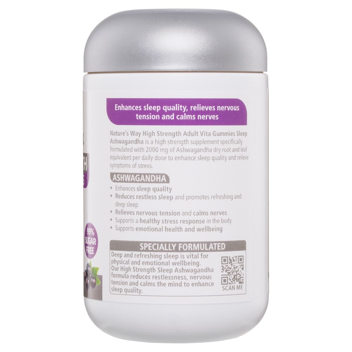 Thumbnail Nature's Way High Strength Adult Vita Gummies Sleep Ashwagandha 40 Pack