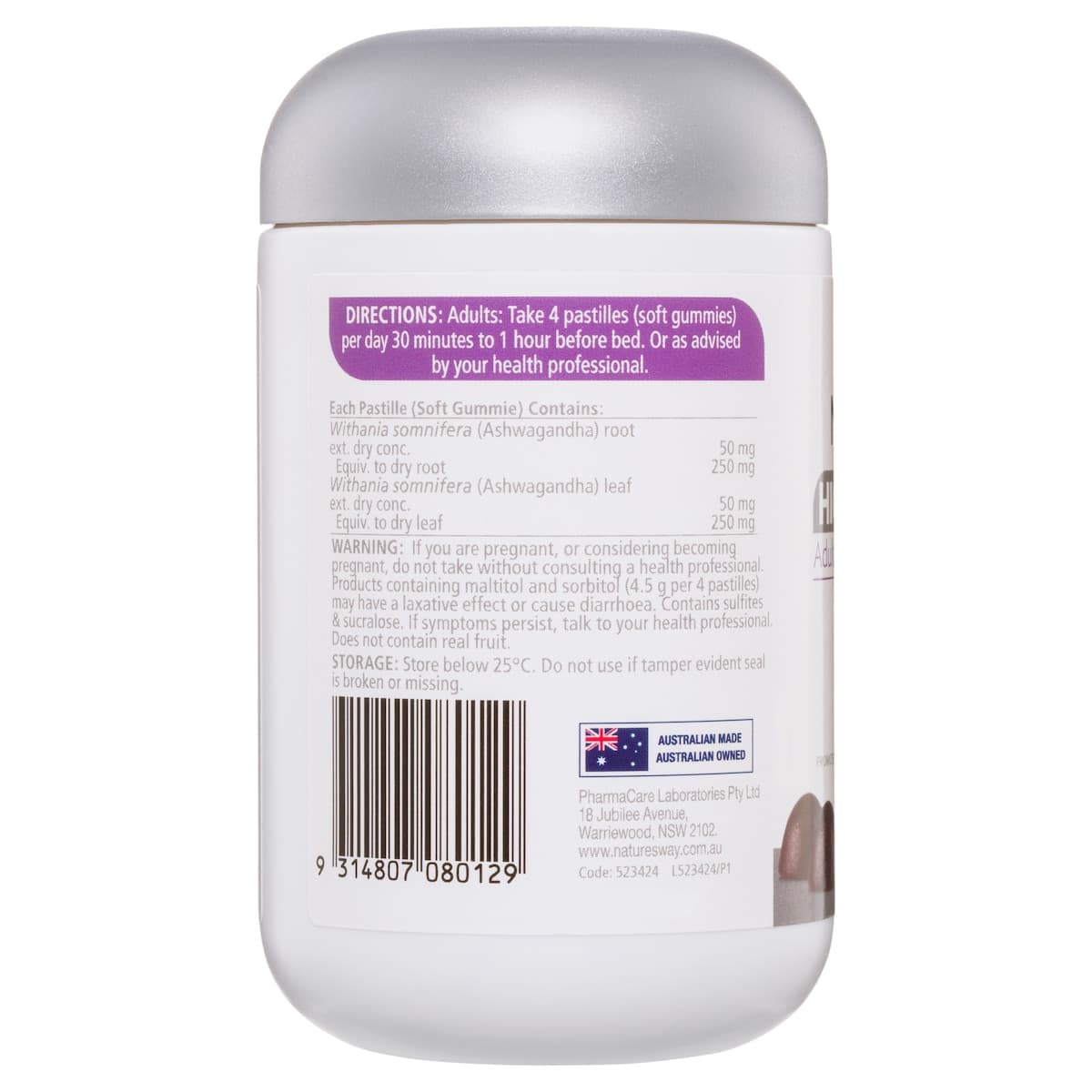 Thumbnail Nature's Way High Strength Adult Vita Gummies Sleep Ashwagandha 40 Pack